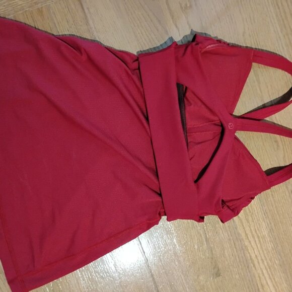 Lululemon Wrap It Up Tank Cranberry Size 4, - Picture 6 of 8